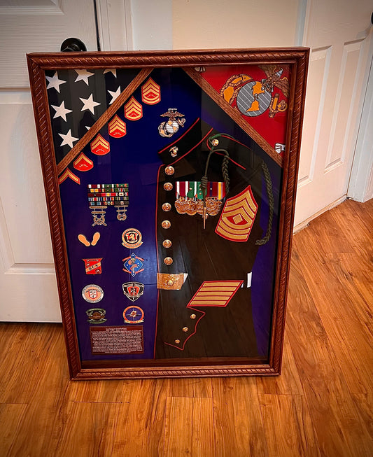 Dress Uniform Shadow Box (Local Pickup Only)