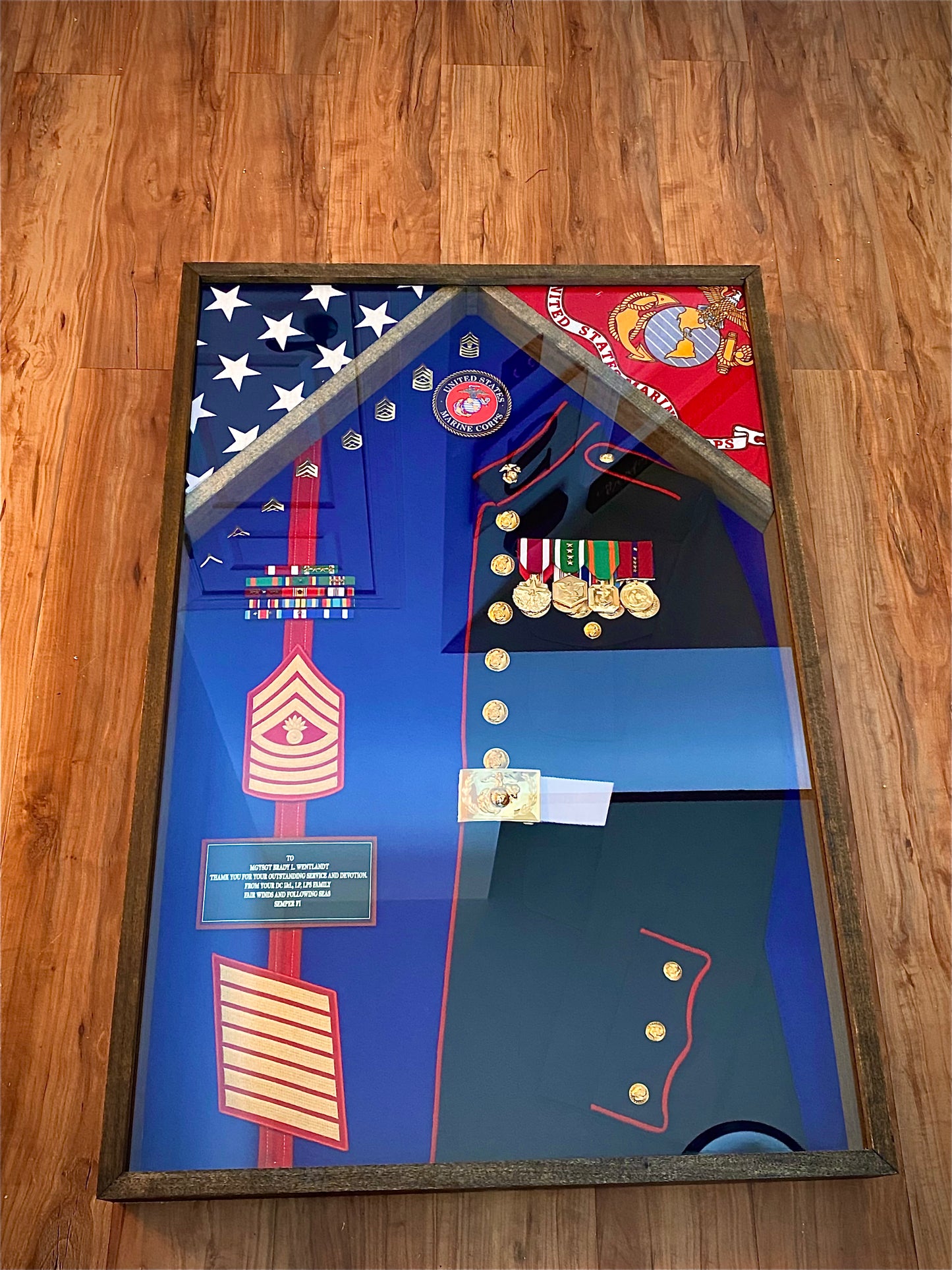 Shadow Box Vest Dress Uniform Shadow Box (Local Pickup Only) – RandE Works LLC