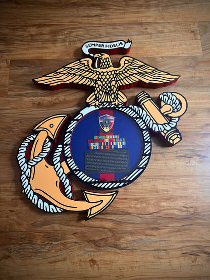 USMC Shadow Box