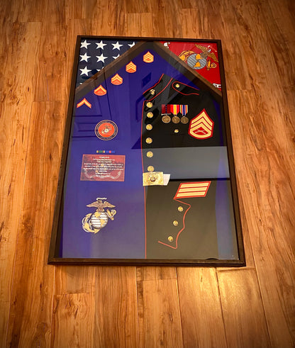 Dress Uniform Shadow Box (Local Pickup Only)