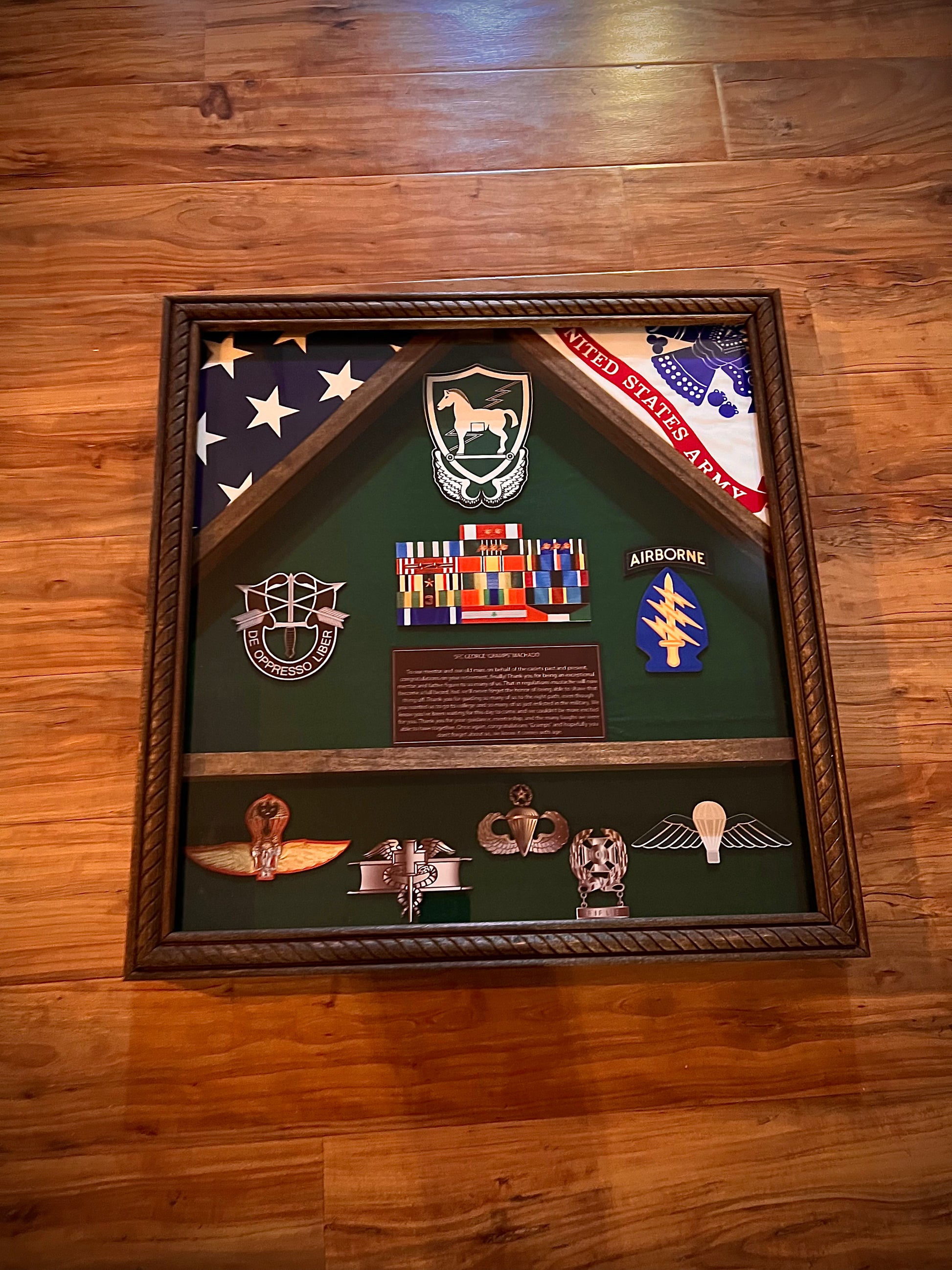 Gunship Shadow Box Military Shadow Box – RandE Works LLC