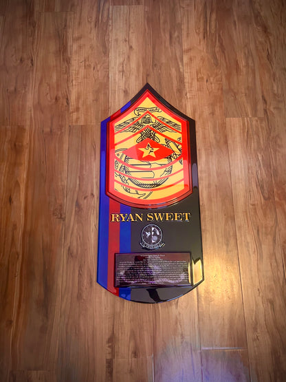 Custom Rank Plaque