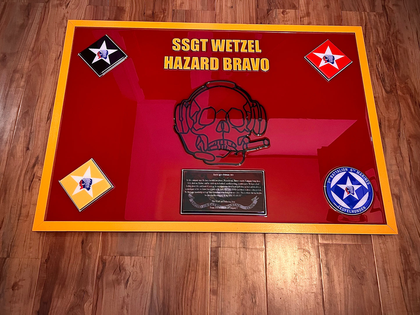 Large Frame Plaque