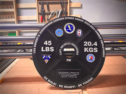 Custom Weight Plate Plaque