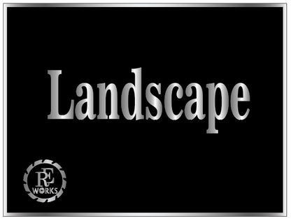 Laser engraved metal plates
