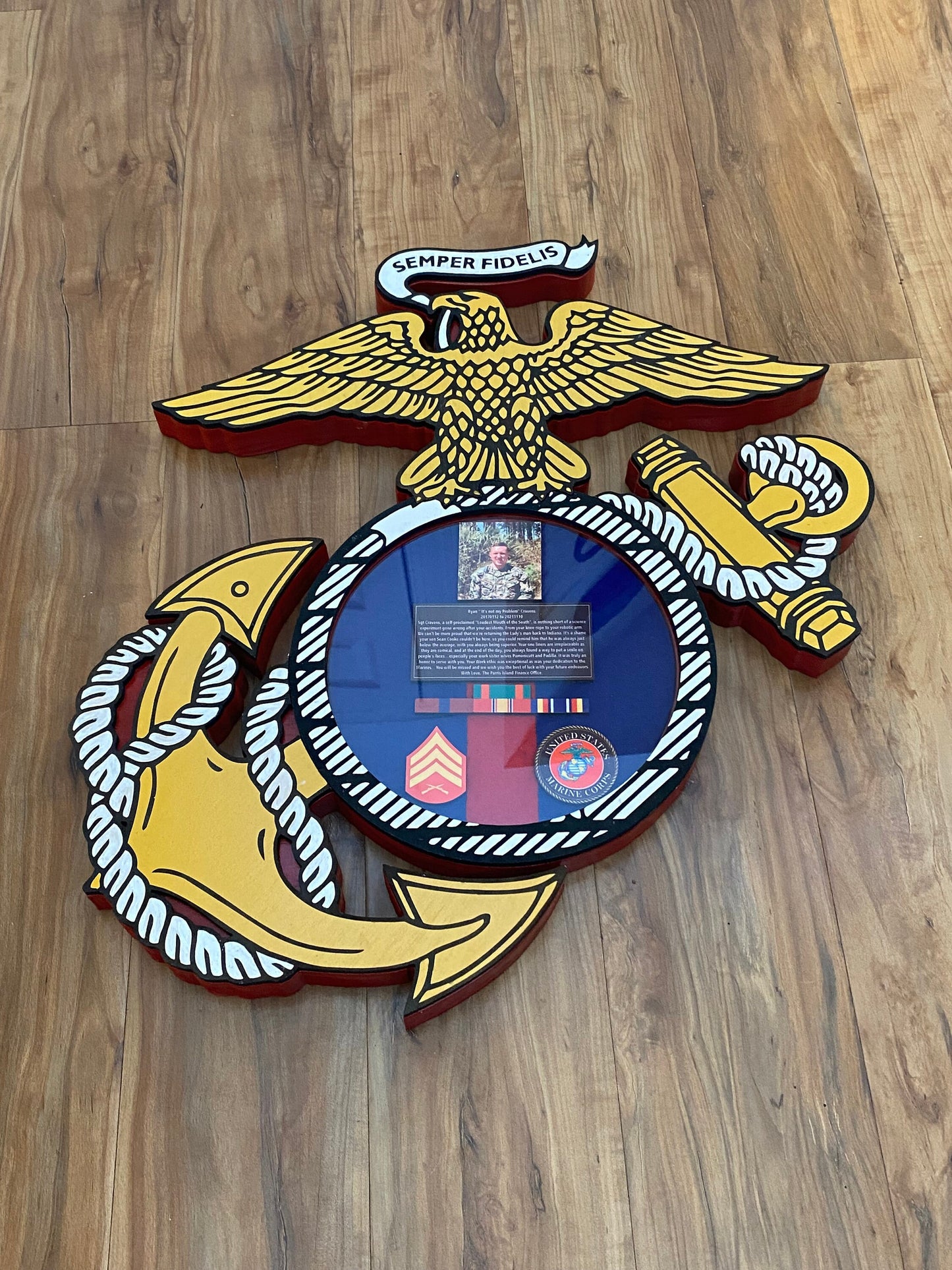 USMC Shadow Box