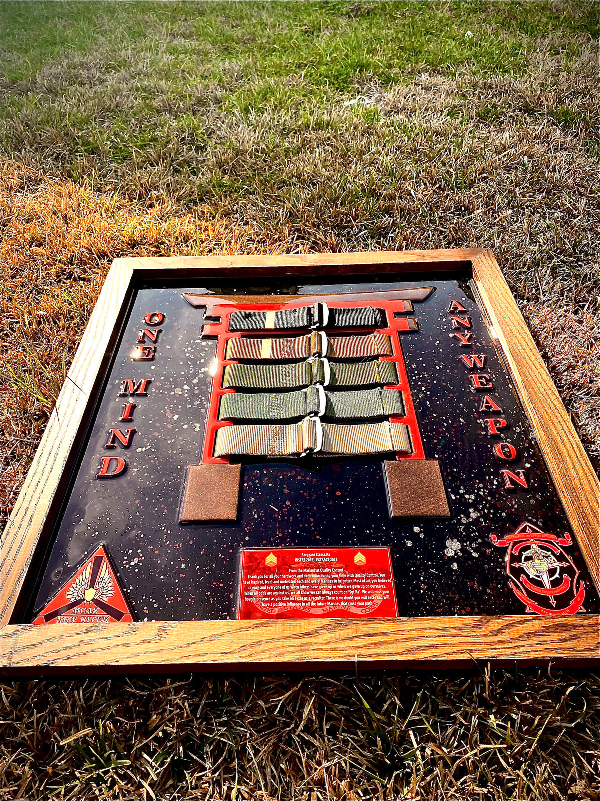Mcmap Throws USMC MCMAP Martial Arts Belt Display – Marine Corps Combat Achievement ...