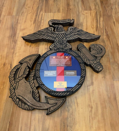 USMC Shadow Box