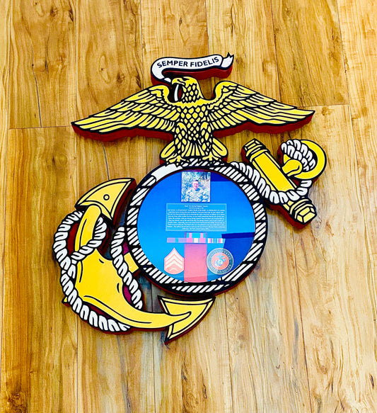 USMC Shadow Box