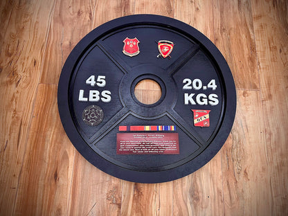 Custom Weight Plate Plaque