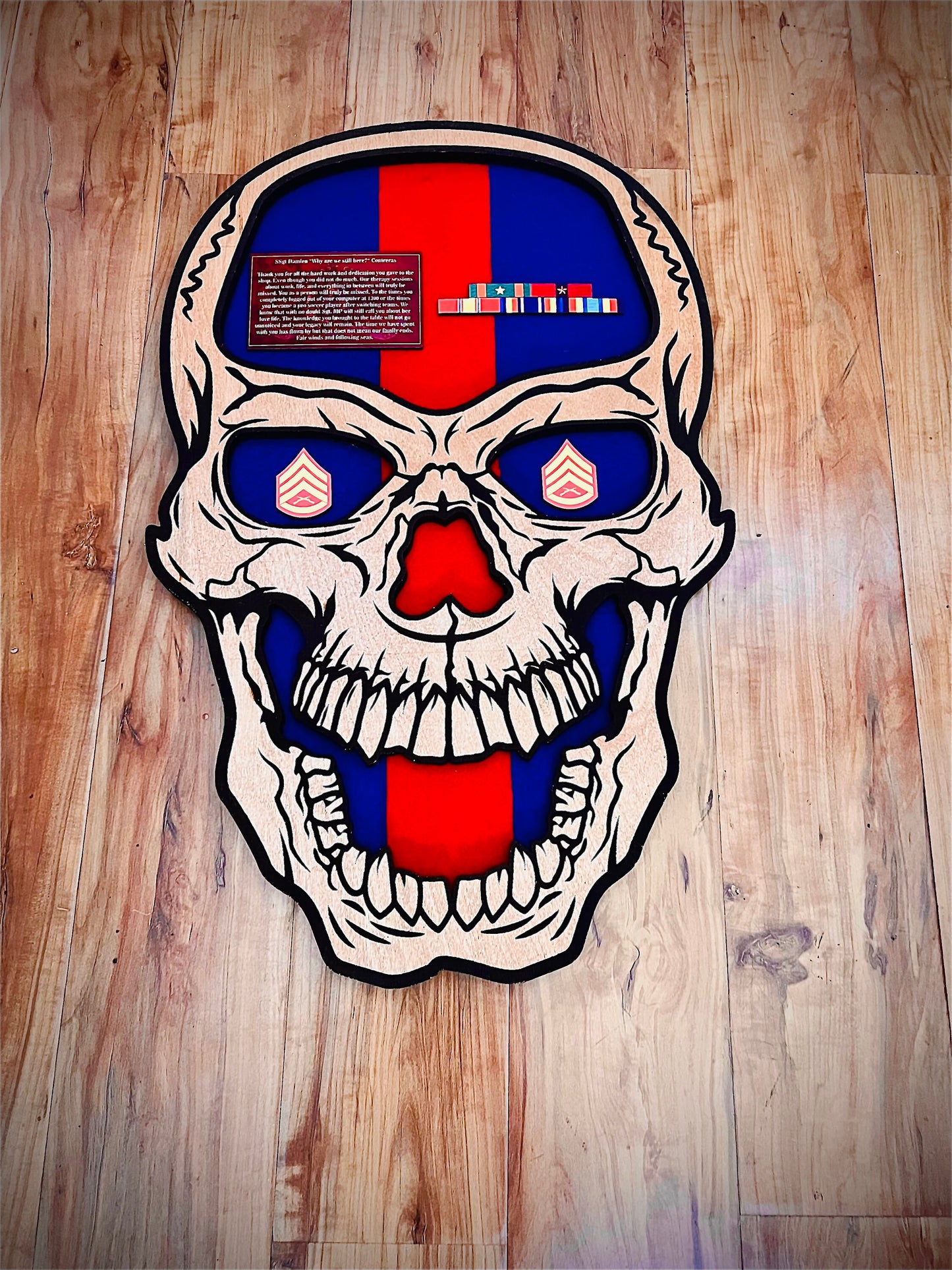 Skull Plaque